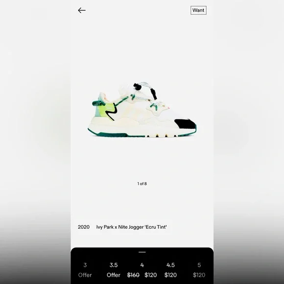 *SOLD*🔥Adidas Ivy Park x Nite Jogger ('Ecru Tint'), Youth SZ 4.5/Women’s 6: $85 - Picture 13 of 13